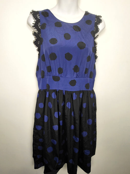 Anthropologie Corey Lynn Calter "Split Dot" dress | Size 8
