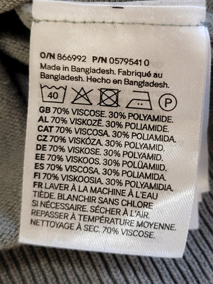 H and M olive green cadigan sweater (more green than appears in photos) | Size MEDIUM