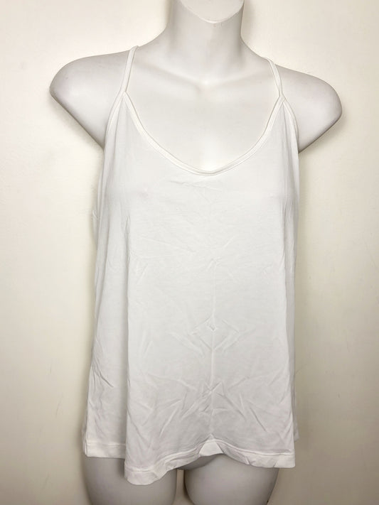 Orb Life white modal blend cami top | Size MEDIUM