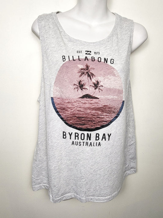 Billabong grey muscle tank top | Size 10