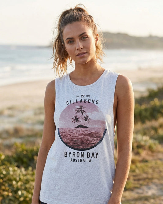 Billabong grey muscle tank top | Size 10