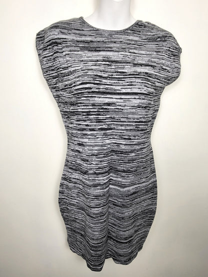 Dynamite grey marled knit dress with back cut-out | Size LARGE