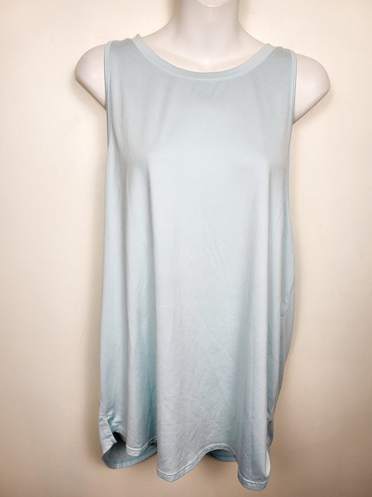 Icy Zone light blue active muscle tank. Size XXL