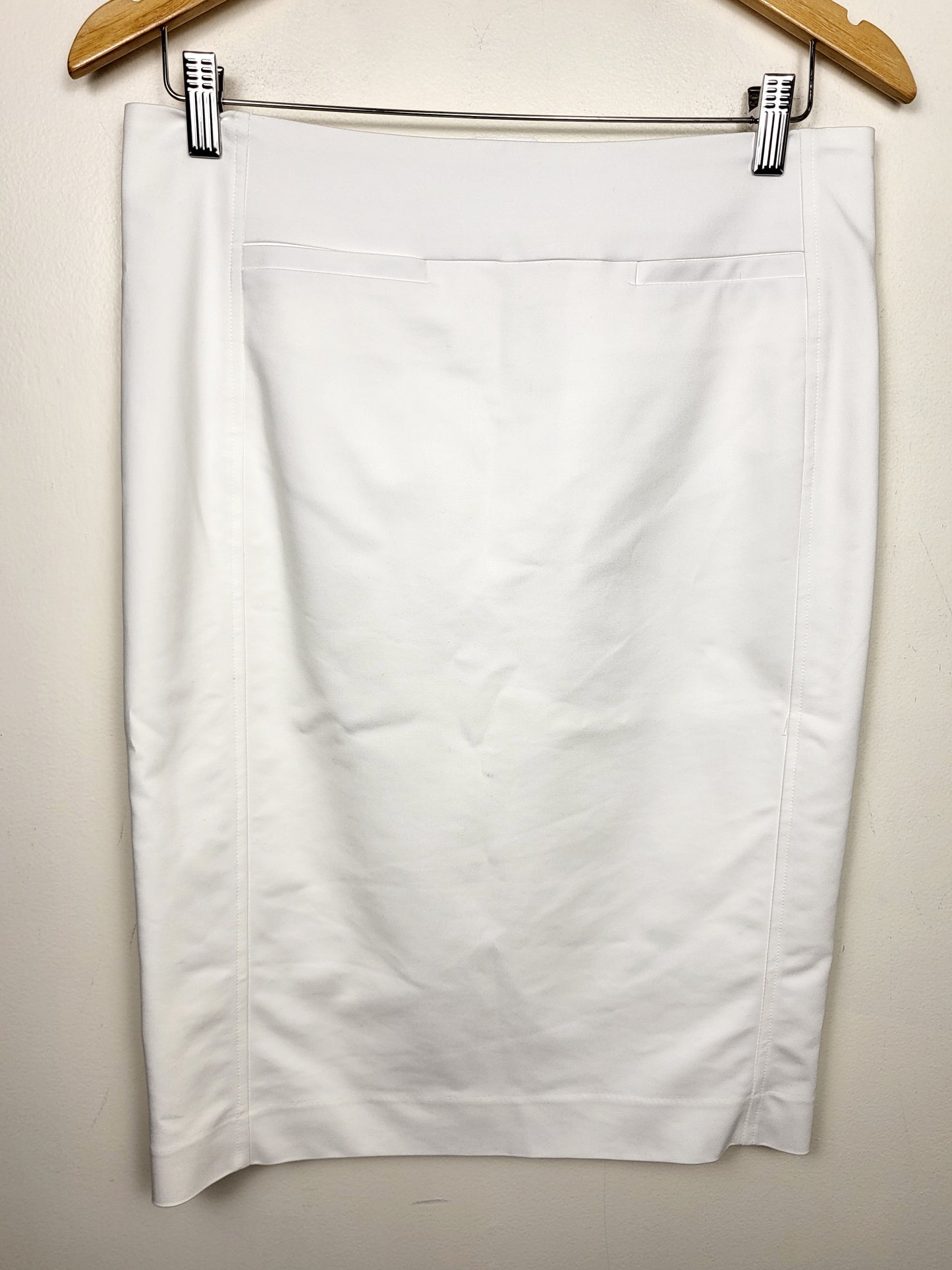 Cleo white high waisted pencil skirt | Size 8