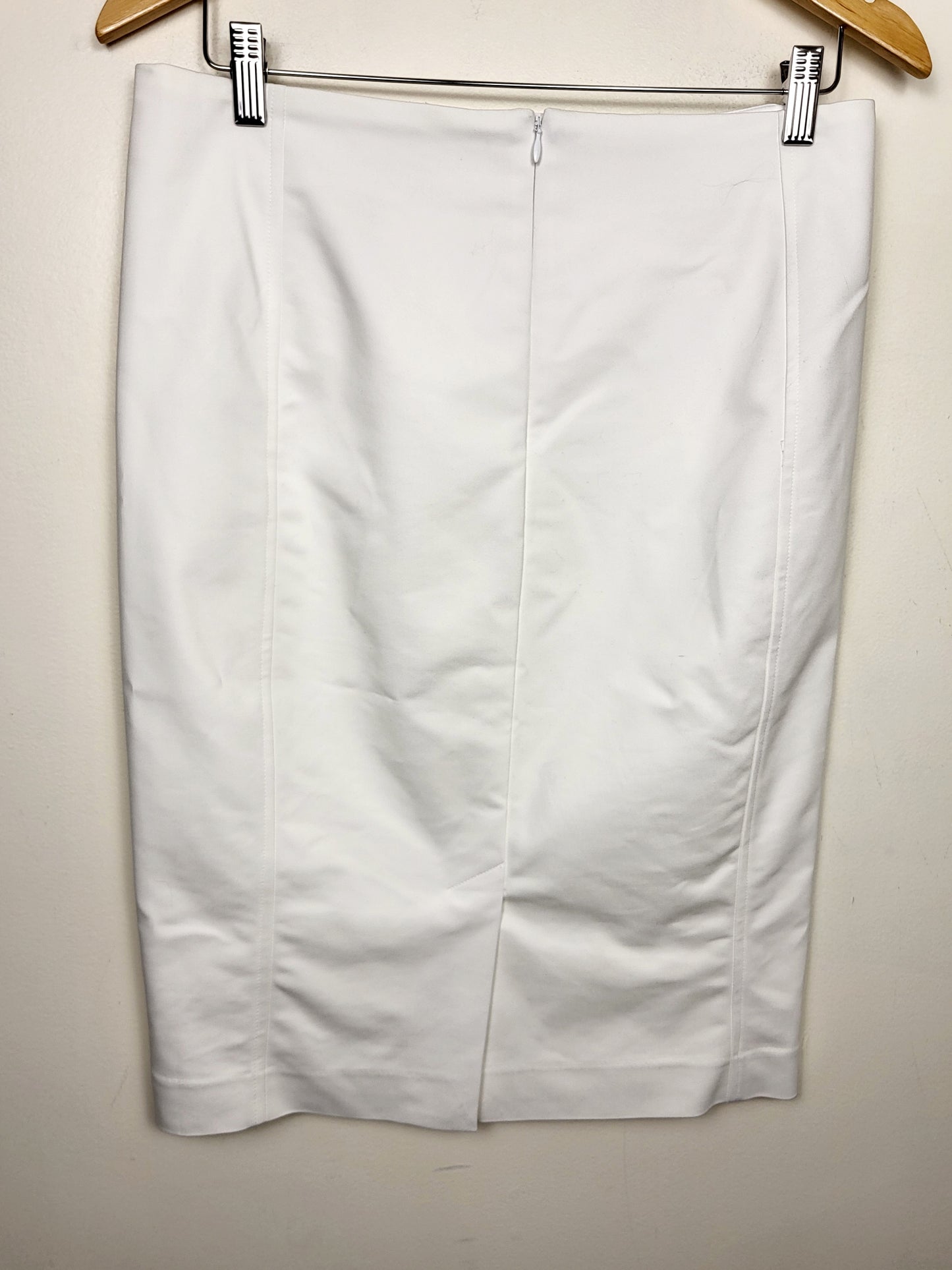 Cleo white high waisted pencil skirt | Size 8