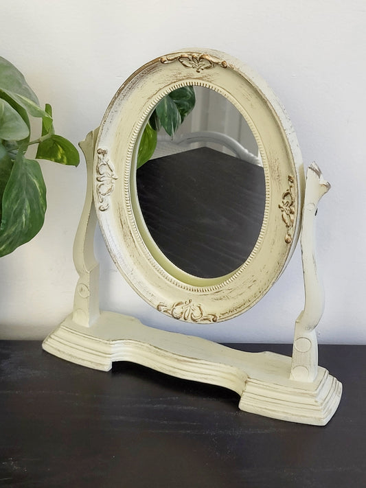 Shabby Chic tabletop vanity mirror (sorry, no shipping)