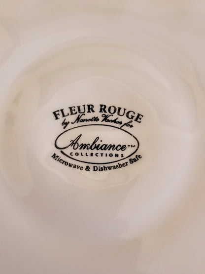 Nanette Vacher (for Ambiance Collection" Fleur Rouge serving platter (sorry, no shipping)