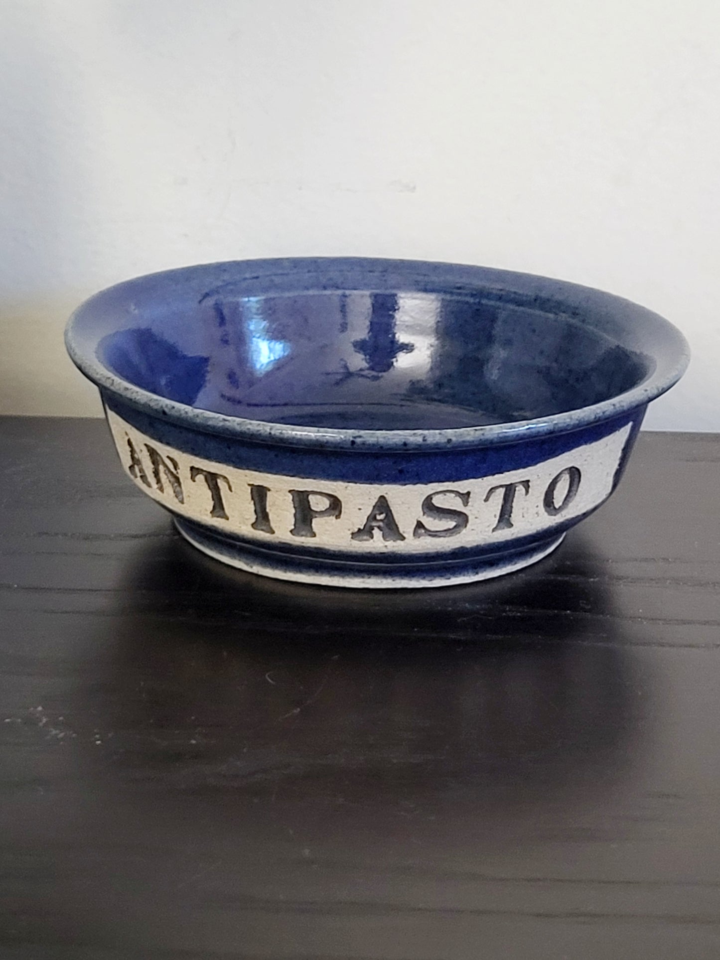 Handmade pottery antipasto serving bowl (sorry, no shipping)