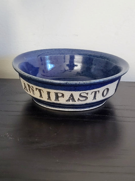 Handmade pottery antipasto serving bowl (sorry, no shipping)