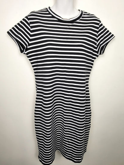 NEW - NOBO black striped t-shirt dress / beach cover-up | Size XL