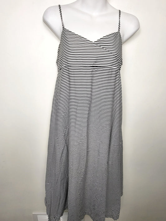 Mongso black and white striped sleeveless dress | Sizes like an XS