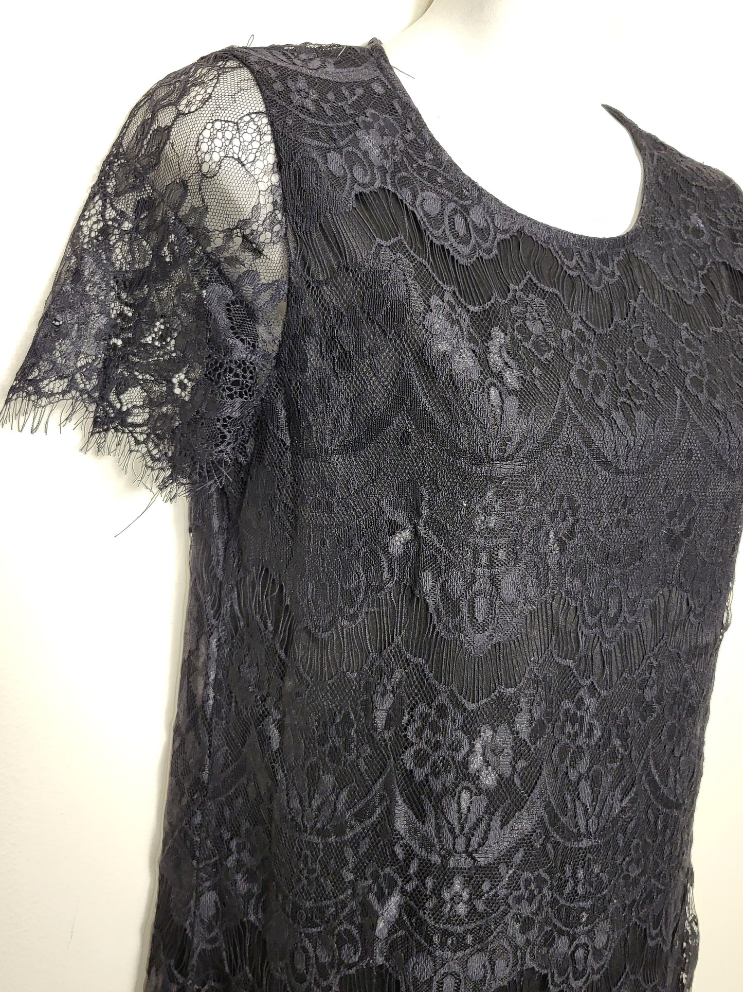 Bear Dance black lace mini dress | Size SMALL