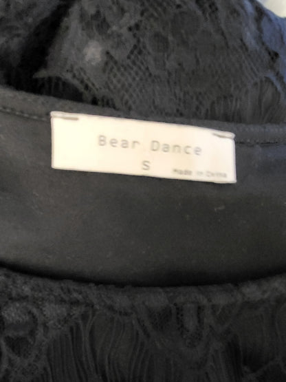 Bear Dance black lace mini dress | Size SMALL