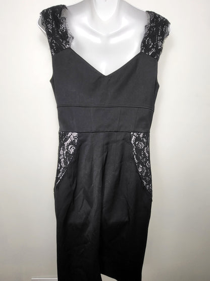 NEW - Ted Baker black lace panel bustier dress | Size 3 (US size 8-10)