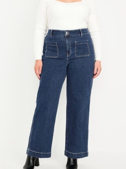 NEW - Old Navy Sky-Hi wide leg jeans | Size 8