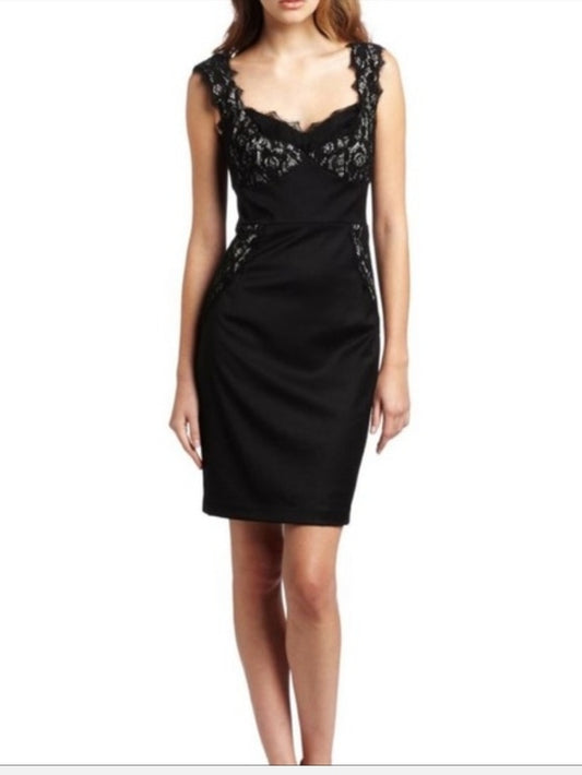NEW - Ted Baker black lace panel bustier dress | Size 3 (US size 8-10)