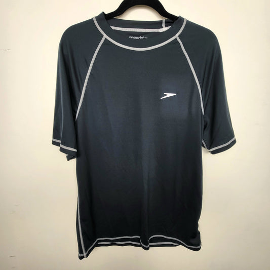 JKZ1 - Speedo blue-black rash guard. Size medium