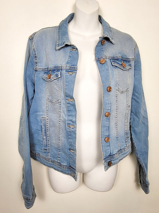 Only brand distressed denim jacket | Size 42 (MEDIUM)
