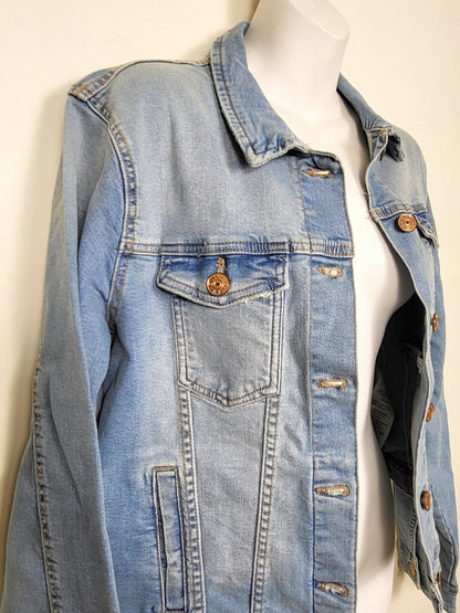 Only brand distressed denim jacket | Size 42 (MEDIUM)