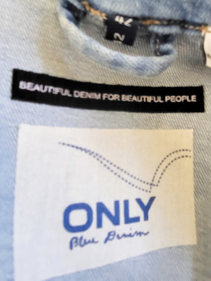 Only brand distressed denim jacket | Size 42 (MEDIUM)