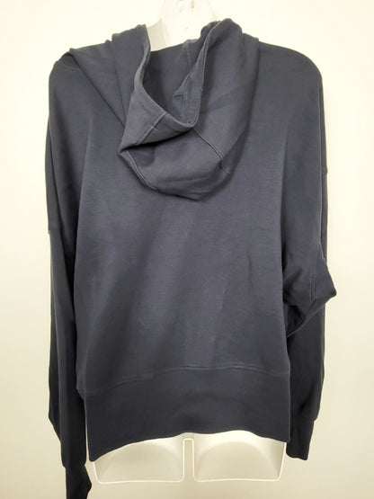 Old Navy blue cropped style dynamic fleece hoodie | Size XL