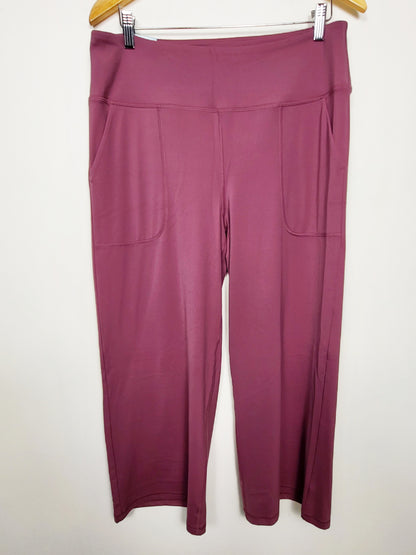 NEW - Tuff Athletics pink cropped "Veda" pants | Size XL