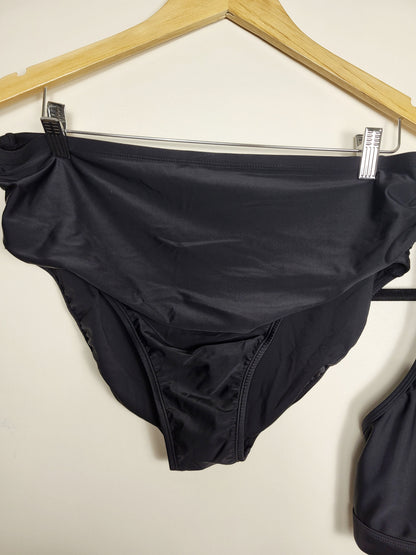 Roots black 2pc swimsuit | Size 14