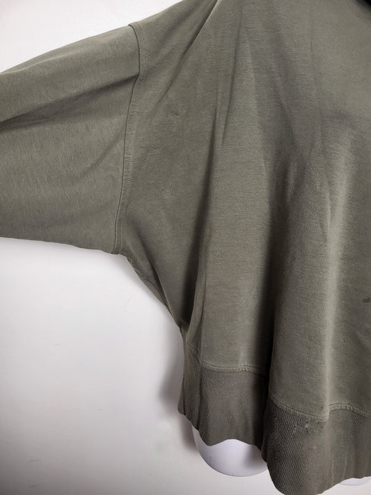 Old Navy olive green dynamic fleece cropped hoodie | Size XXL
