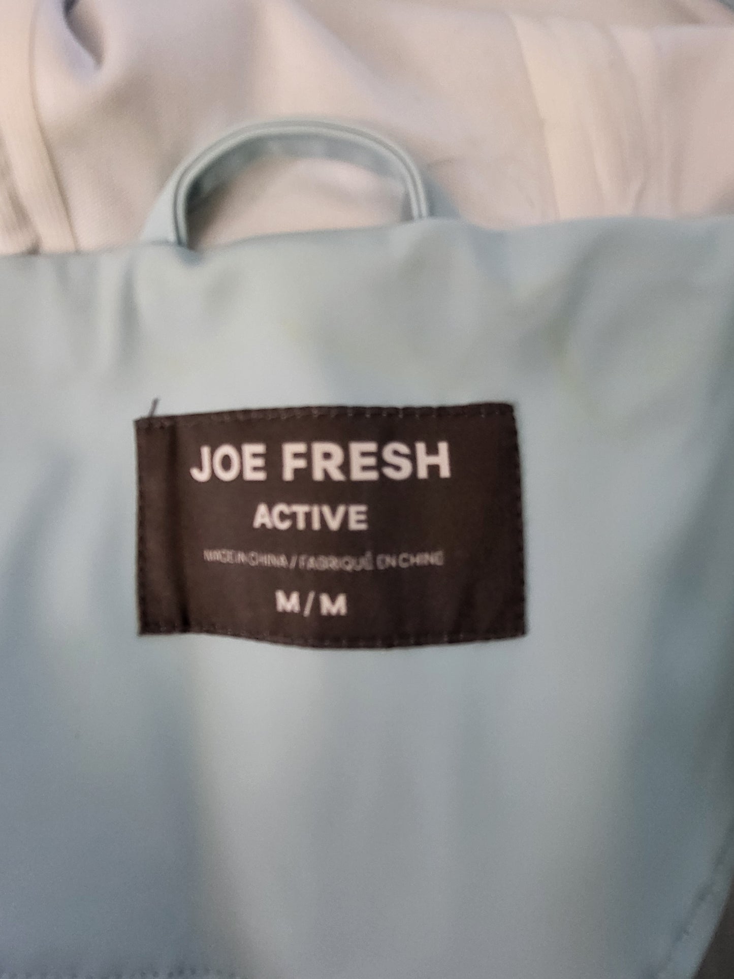 Joe Fresh light blue hooded rain coat - AS IS | Size MEDIUM