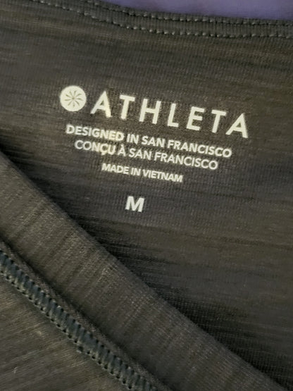 Athleta black "Pacifica Illume" v-neck UV Protection dress | Size MEDIUM