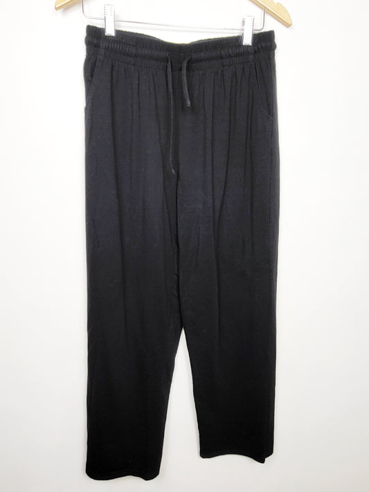 Hmiya black relaxed fit drawstring pants | Size LARGE (size like a medium)