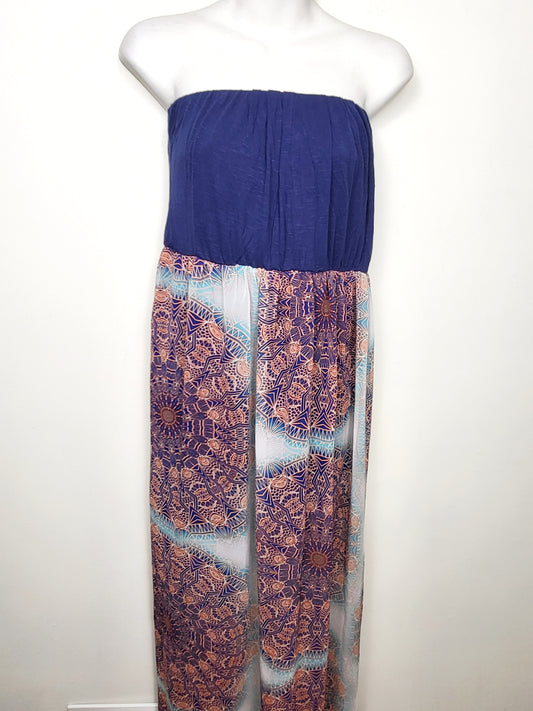 Streetwear Society strapless maxi dress | Size LARGE