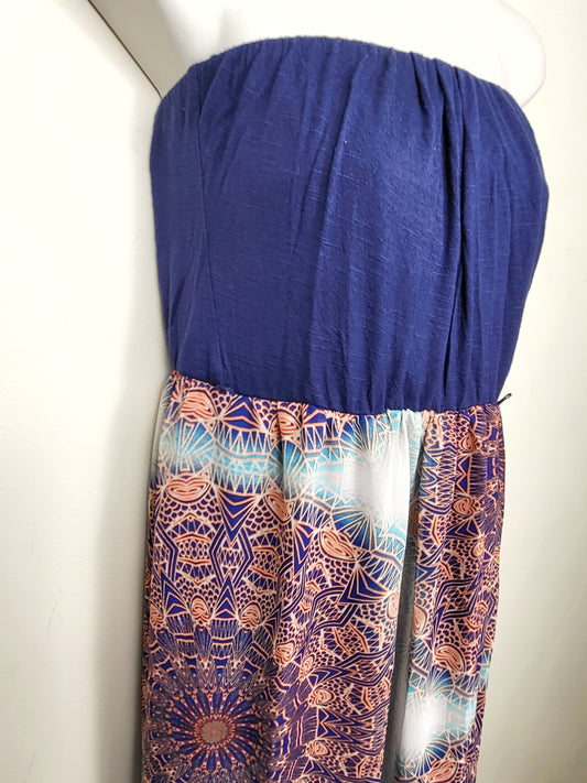 Streetwear Society strapless maxi dress | Size LARGE