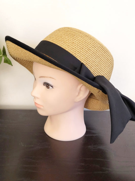 Sun n Sand 50+ UPF straw sun hat with bow