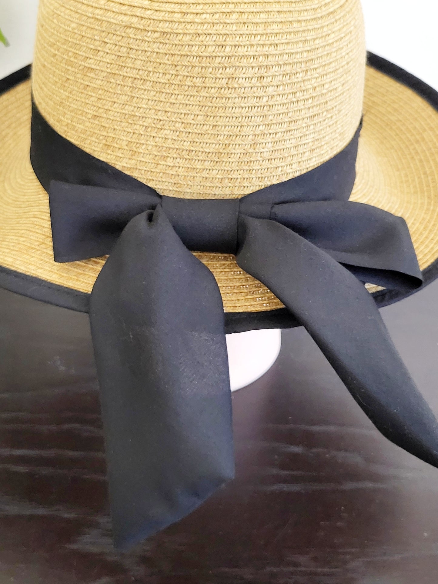 Sun n Sand 50+ UPF straw sun hat with bow