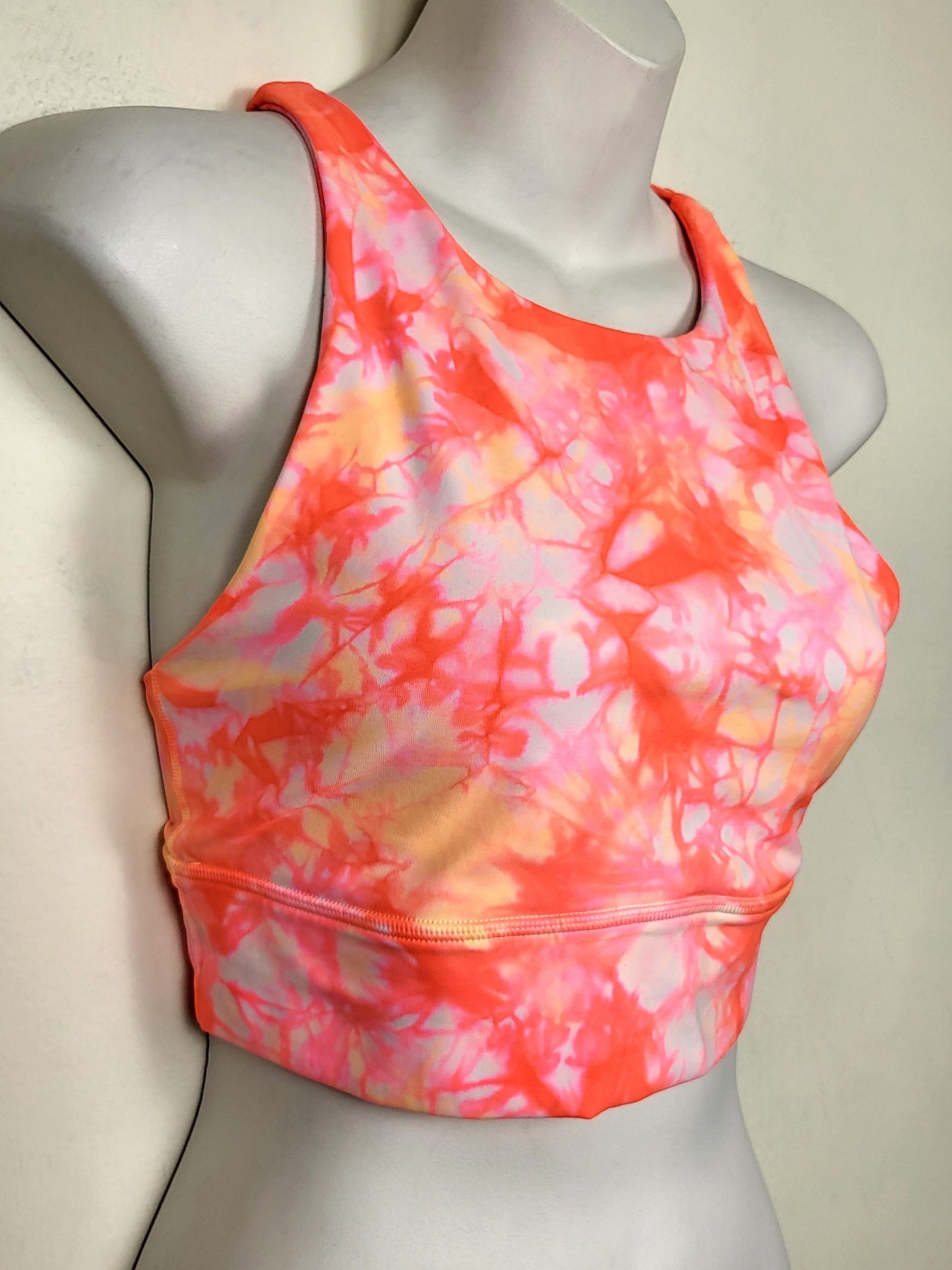 Lululemon Energy Bra High Neck Long Line (Shibori edition) | Size 6