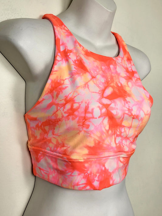 Lululemon Energy Bra High Neck Long Line (Shibori edition) | Size 6
