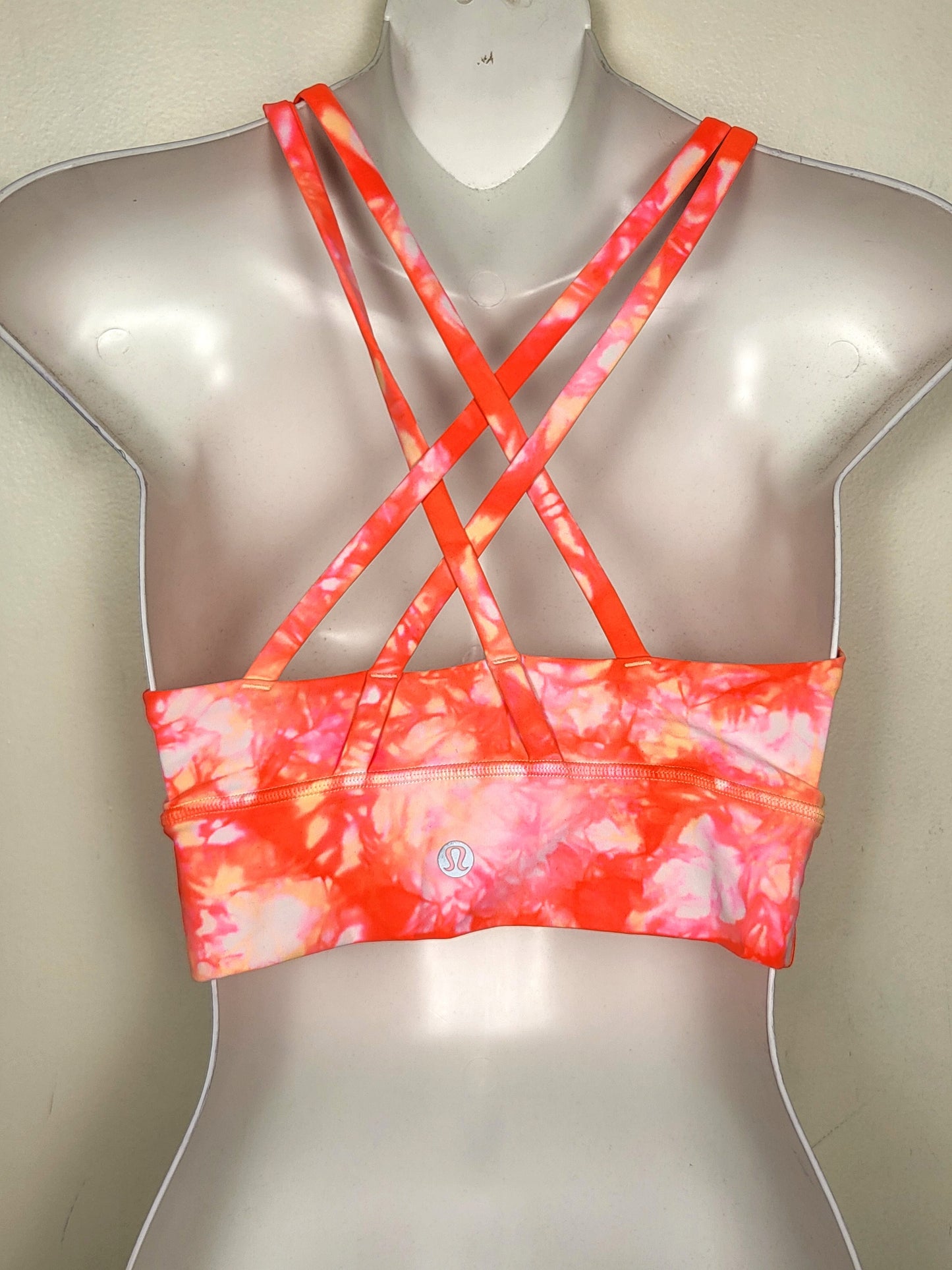 Lululemon Energy Bra High Neck Long Line (Shibori edition) | Size 6