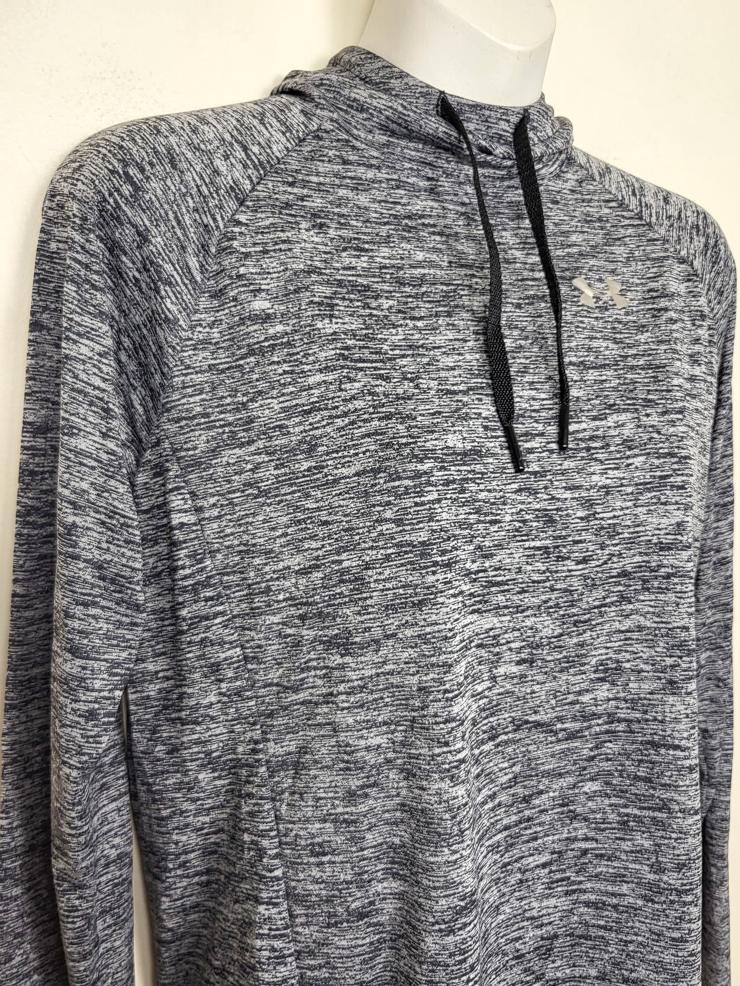 Under Armour Women's Tech Twist Hoodie  in heathered grey | Size SMALL