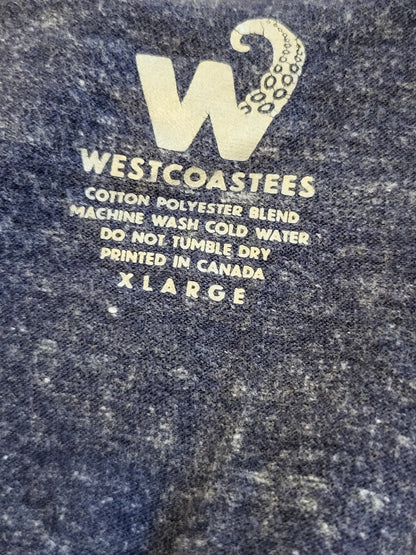 Westcoastees Tofino Long Beach muscle tank with surfing bears | Size XL