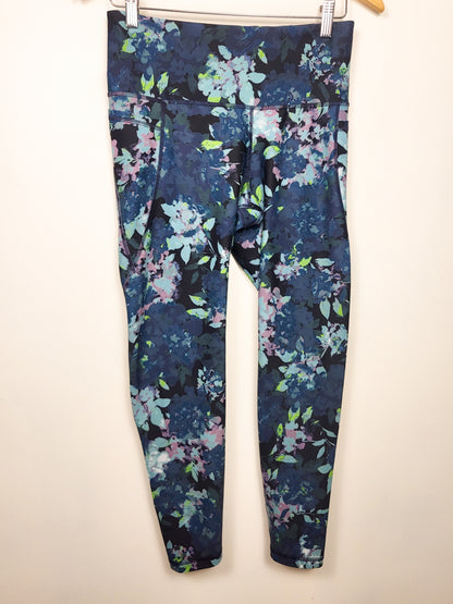 Old Navy floral print high rise powersoft leggings | Size LARGE