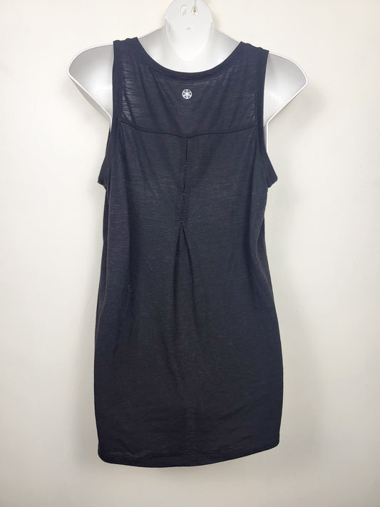 Gaim black scoop neck yoga tank top | Size LARGE