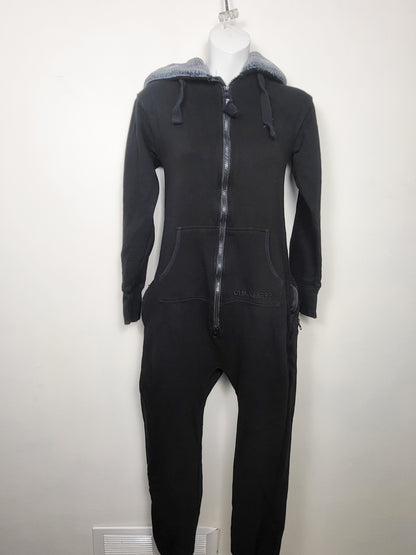 Unichill Stealth Black Premium "Chillwear" Lounger Onesie | Size XXS