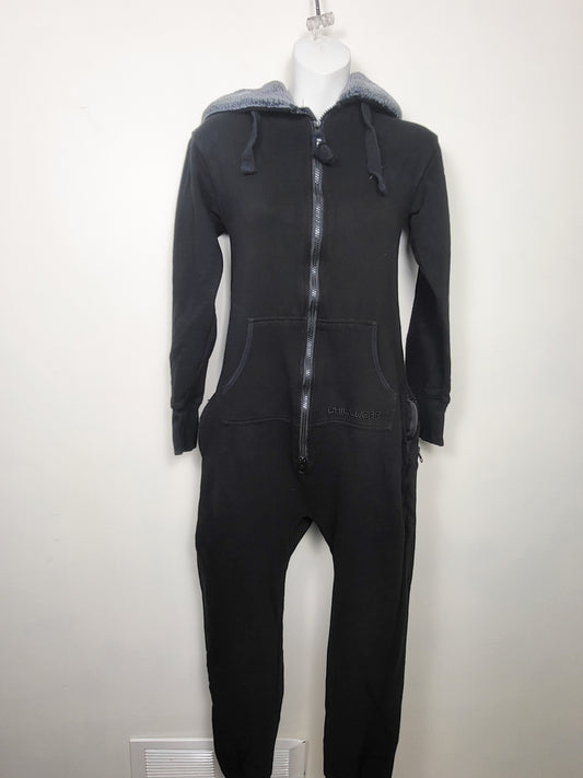 Unichill Stealth Black Premium "Chillwear" Lounger Onesie | Size XXS