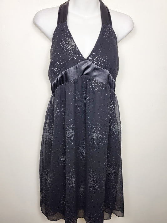 Vintage Y2K Khaki Krew halter style dress | LARGE
