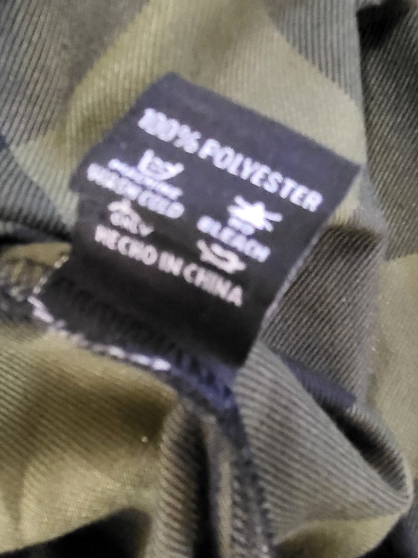 Dixxon olive green buffalo plaid flannel button down shirt | Ladies size small