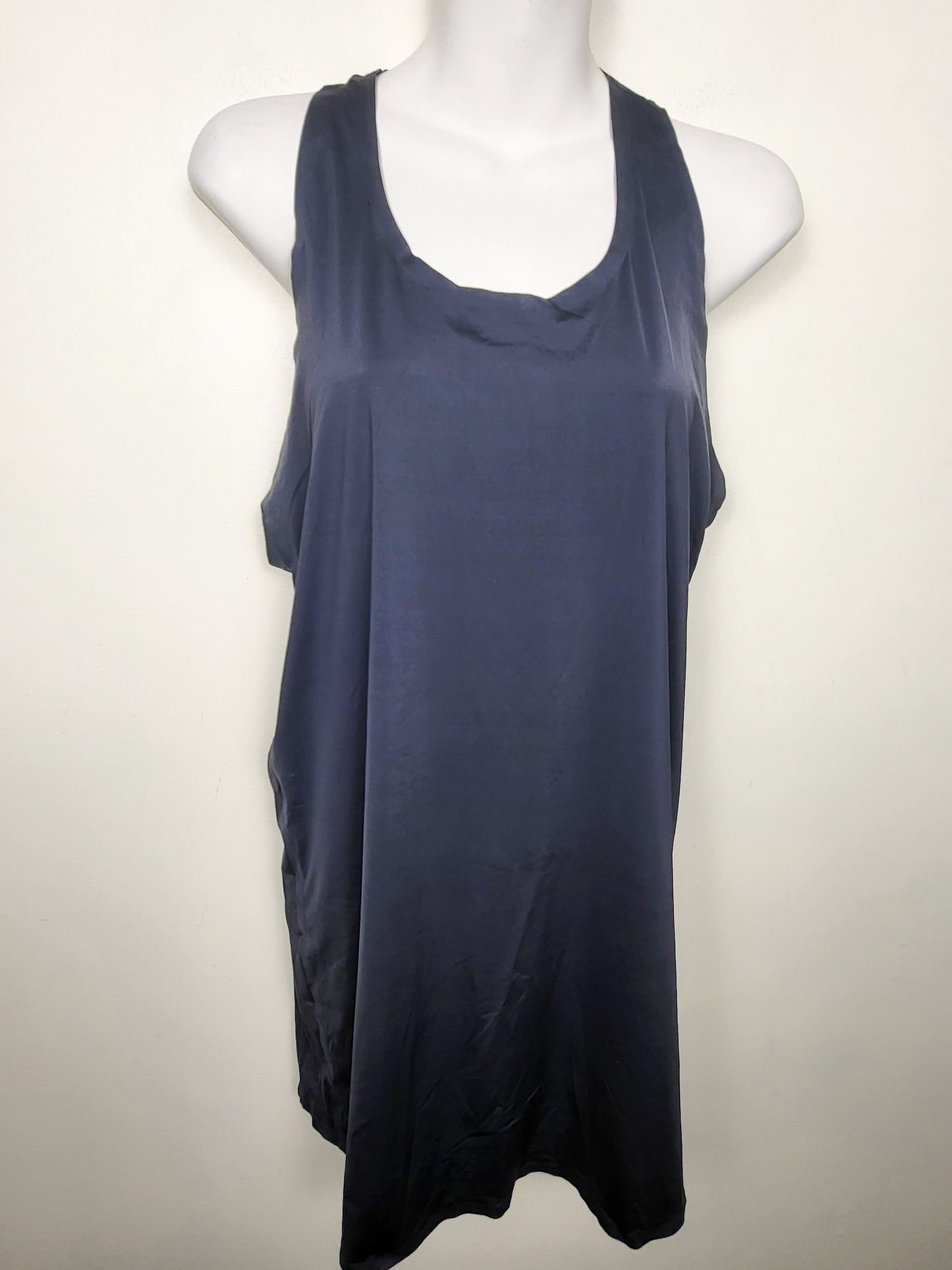 Lole blue racerback swing style mini dress | Size small