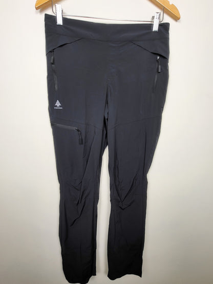 Woods black technical trail / hiking pants. Size MEDIUM