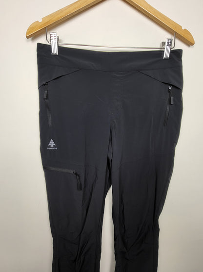 Woods black technical trail / hiking pants. Size MEDIUM