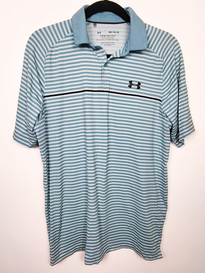 Under Armour  UA Iso-Chill Striped Polo | Men's size MEDIUM